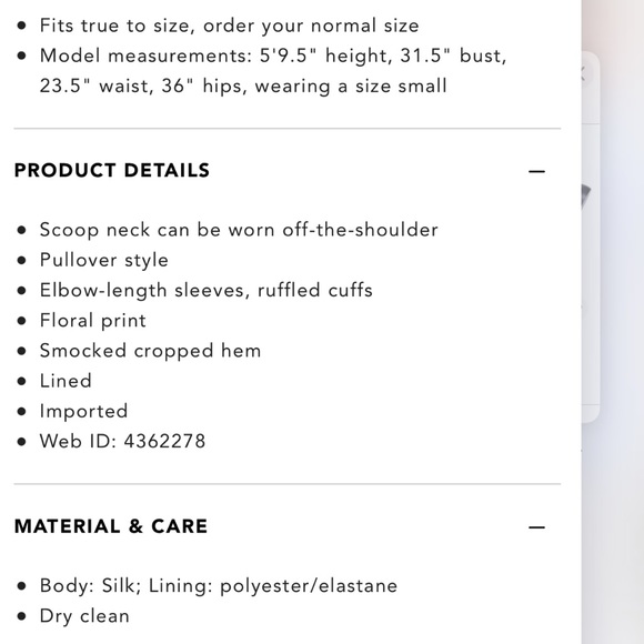 ALICE + OLIVIA**Caprina Floral Silk Blouse**Sm. $395 - Picture 8 of 12